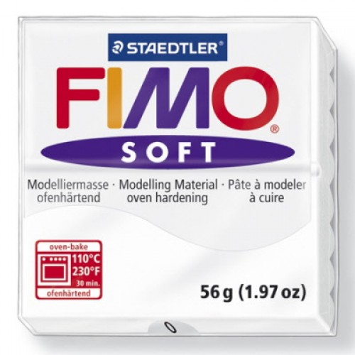 Panetto 57gr Bianco 0 Fimo soft